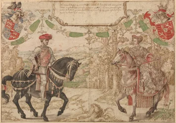 Johan IV van Nassau og kona Maria van Loon-Heinsberg